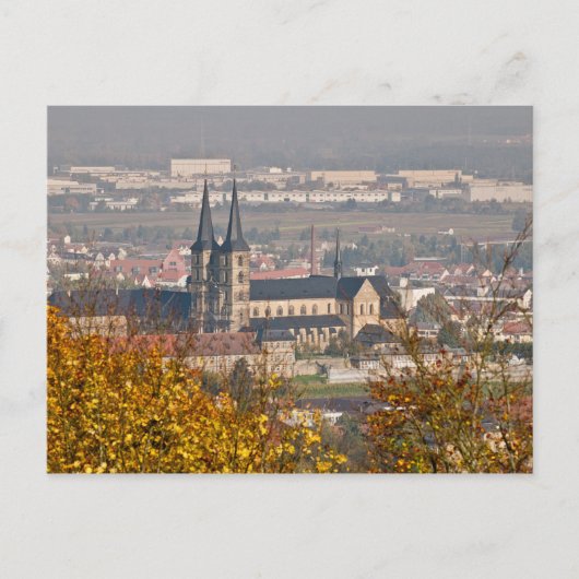 Silhouet van Bamberg, Duitsland Briefkaart (Voorkant)