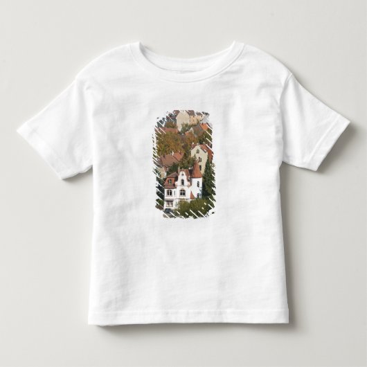 Silhouet van Bamberg, Duitsland Kinder Shirts (Voorkant)