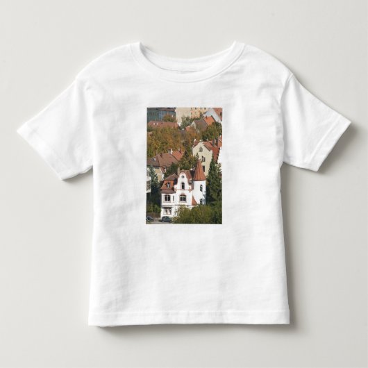 Silhouet van Bamberg, Duitsland Kinder Shirts (Voorkant)