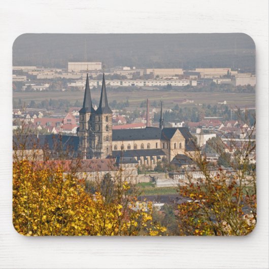 Silhouet van Bamberg, Duitsland Muismat (Voorkant)