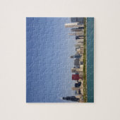 Silhouet van Chicago, Illinois, VS. Legpuzzel (Verticaal)