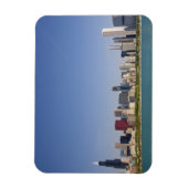 Silhouet van Chicago, Illinois, VS. Magneet (Verticaal)