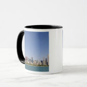 Silhouet van Chicago, Illinois, VS. Mok (Voorkant links)