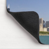Silhouet van Chicago, Illinois, VS. Muismat (Hoek)