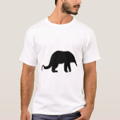 Silhouet van de miereneter t-shirt (Voorkant)
