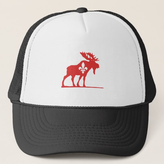 Silhouet van de molen - Kies achtergrondkleur Trucker Pet (Voorkant)