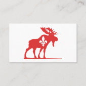 Silhouet van de molen - Kies achtergrondkleur Visitekaartje (Achterkant)