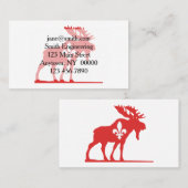 Silhouet van de molen - Kies achtergrondkleur Visitekaartje (Voorkant / Achterkant)