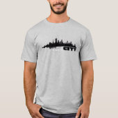 Silhouet van de stad t-shirt (Voorkant)