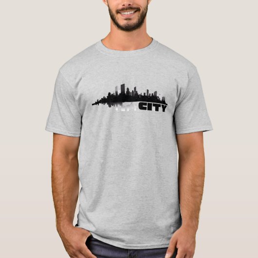 Silhouet van de stad t-shirt (Voorkant)