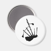 Silhouet van doedelzak magneet (Voorkant / Achterkant)