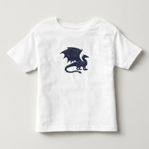 Silhouet van draak - Kies achtergrondkleur Kinder Shirts