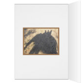 SILHOUET VAN DRIE MENSEN DIE OP EEN OLIFANT RIJDEN (Binnen (Links))