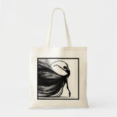 Silhouet van een danser op Pointe Tote Bag (Voorkant)
