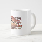 Silhouet van een danser - op Psalm gebaseerd ontwe Grote Koffiekop (Voorkant rechts)