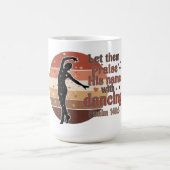 Silhouet van een danser - op Psalm gebaseerd ontwe Koffiemok (Center)