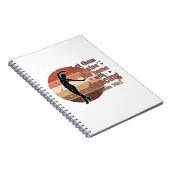 Silhouet van een danser - op Psalm gebaseerd ontwe Notitieboek (Rechterzijde)