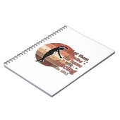 Silhouet van een danser - op Psalm gebaseerd ontwe Notitieboek (Linkerzijde)