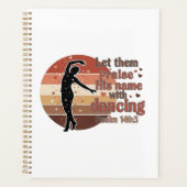 Silhouet van een danser - op Psalm gebaseerd ontwe Planner (Voorkant)