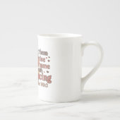 Silhouet van een danser - op Psalm gebaseerd ontwe Porselein Kop (Rechts)