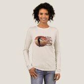 Silhouet van een danser - op Psalm gebaseerd ontwe Tri-Blend Shirt (Voorkant)