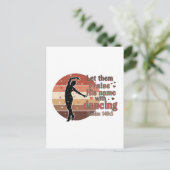 Silhouet van een danser - op Psalm gebaseerd ontwe Uitnodiging Briefkaart (Staand voorkant)