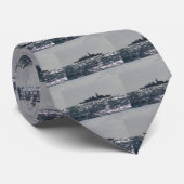 Silhouet van een drager stropdas (Opgerold)