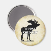 Silhouet van een eland magneet (Voorkant / Achterkant)
