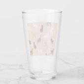 Silhouet van een kat glas (Achterkant)