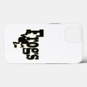 Silhouet van een kikker klimmen in het woord 'kikk Case-Mate iPhone case (Achterkant (horizontaal))