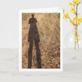 Silhouet van een man kaart (Gele Bloem)