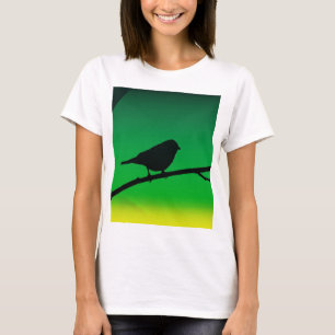 Silhouet van een Mus op Limonene T-shirt