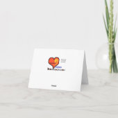 Silhouet van een optometrist met bril Kerstkaart Kaart (Achterkant)