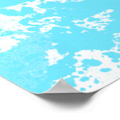 silhouet van een parachutist poster (Hoek)