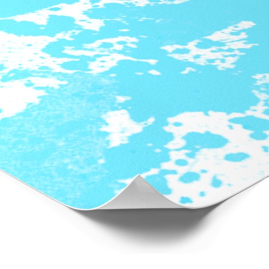 silhouet van een parachutist poster (Hoek)