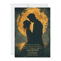 Silhouet van een romantisch stel