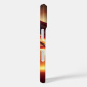 Silhouet van een saluerende Amerikaanse soldaat Case-Mate iPhone Case (Achterkant / Rechts)