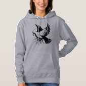 silhouet van een vogel, T-shirt (Voorkant)