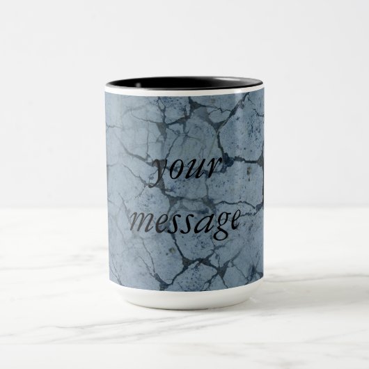 Silhouet van een vrouw mok (Midden)