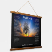 Silhouet van een wilggenboom hangend wandkleed (Gebogen)