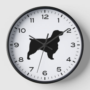 Silhouet van Field Spaniel-hondenras