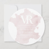 Silhouet van Frankrijk Uitnodiging (Voorkant)