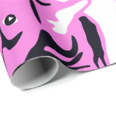 Silhouet van Franse Bulldog Cadeaupapier (Rol Hoek)