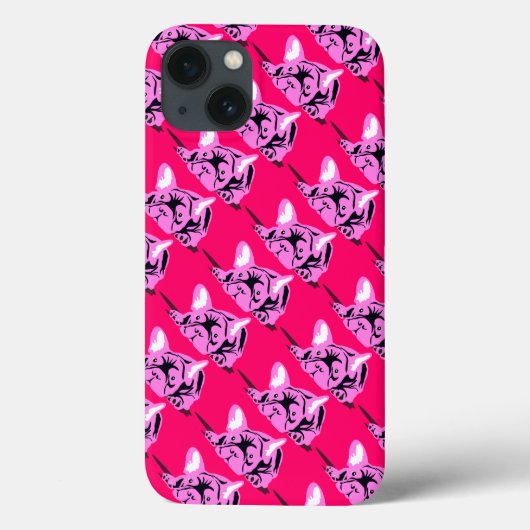 Silhouet van Franse Bulldog Case-Mate iPhone Case (Achterkant)