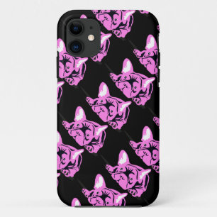 Silhouet van Franse Bulldog Case-Mate iPhone Case