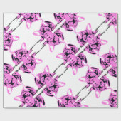 Silhouet van Franse Bulldog variatie Cadeaupapier (Vlak)