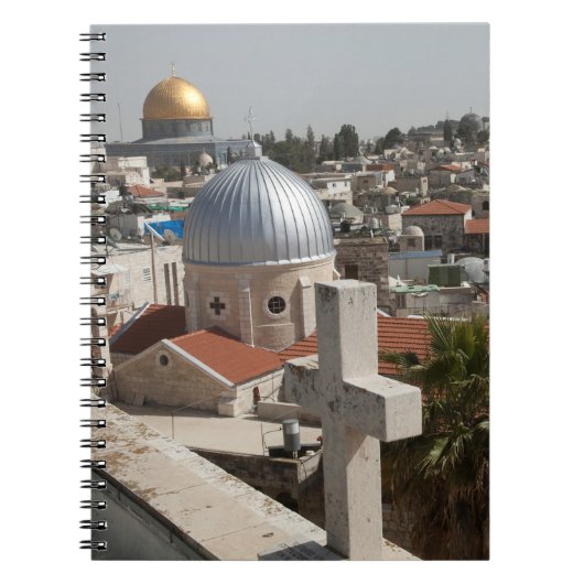 Silhouet van het oude Jeruzalem Notitieboek (Voorkant)