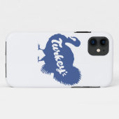 Silhouet van kalkoen - Kies achtergrondkleur Case-Mate iPhone Case (Achterkant (horizontaal))