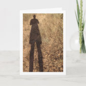 Silhouet van Man Kaart (Voorkant)