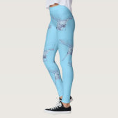Silhouet van manta rog leggings (Links)